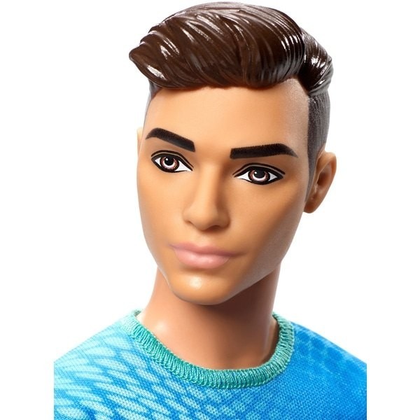 Barbie Careers Ken Figurine Football Player
