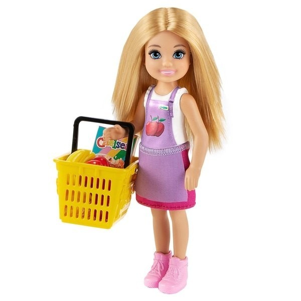 Barbie Chelsea May Be Snack Stand Up Playset and Toy