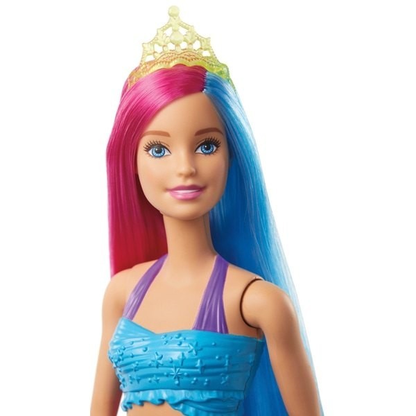 Barbie Dreamtopia Mermaid Figurine - Pink and Blue