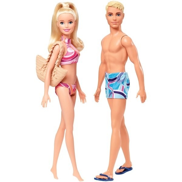 Barbie as well as Ken Dolls Manner Set