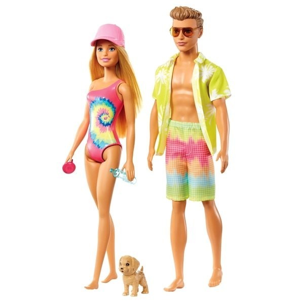Fire Sale - Barbie Seashore Exciting Playset with Dolls Swimming Pool and also Car - Mother's Day Mixer:£34