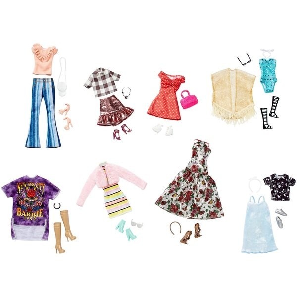 Free Gift with Purchase - Barbie Clothing Multipack - Hot Buy:£35
