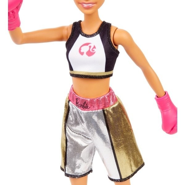 Barbie Sports Boxer Figurine