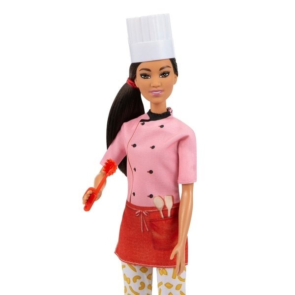 Barbie Careers Pasta Chef Figure