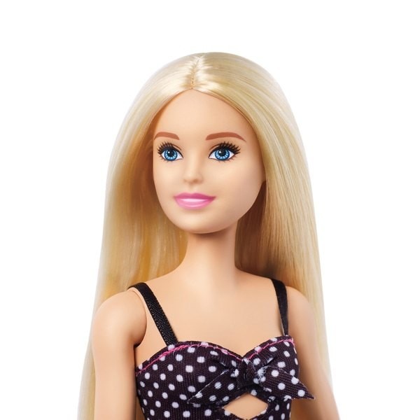 Click and Collect Sale - Barbie Fashionista Doll 134 Polka Dots - Price Drop Party:£3[imb9595iw]