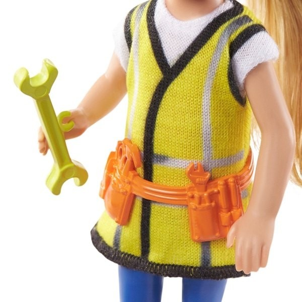 Barbie Chelsea Job Figure - Building Contractor