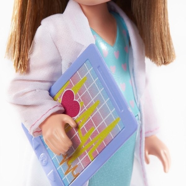 Cyber Week Sale - Barbie Chelsea Profession Toy - Doctor - Digital Doorbuster Derby:£9