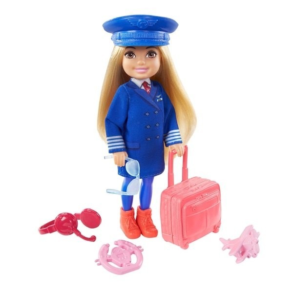 Barbie Chelsea Occupation Doll - Captain