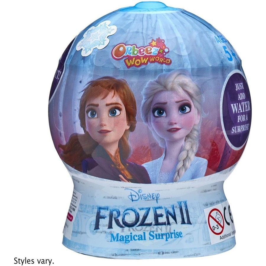 No Returns, No Exchanges - Orbeez Disney Frozen Enchanting Unpleasant Surprise (Styles Vary) - Surprise Savings Saturday:£9[jcb9615ba]