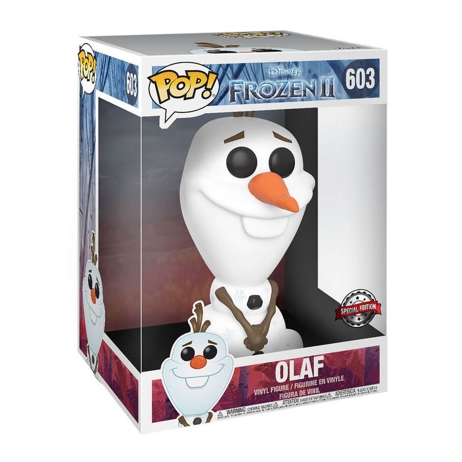 Year-End Clearance Sale - Funko Pop! Disney: Frozen 2 - Olaf (25cm) - Half-Price Hootenanny:£28
