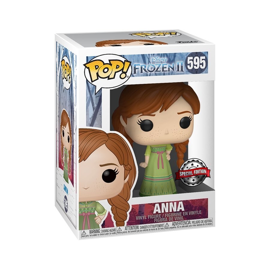 Funko Stand out! Disney: Frozen 2 - Anna Putting On Evening Dress (UK Exclusive)