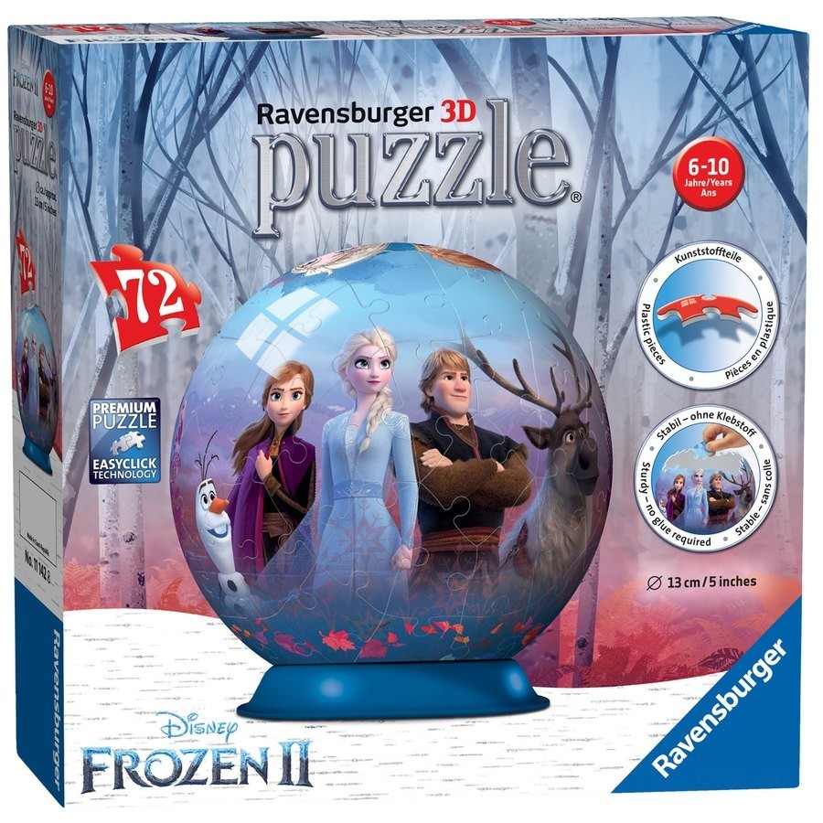 January Clearance Sale - Ravensburger Disney Frozen 2 3D 72 Item Problem - Off-the-Charts Occasion:£9
