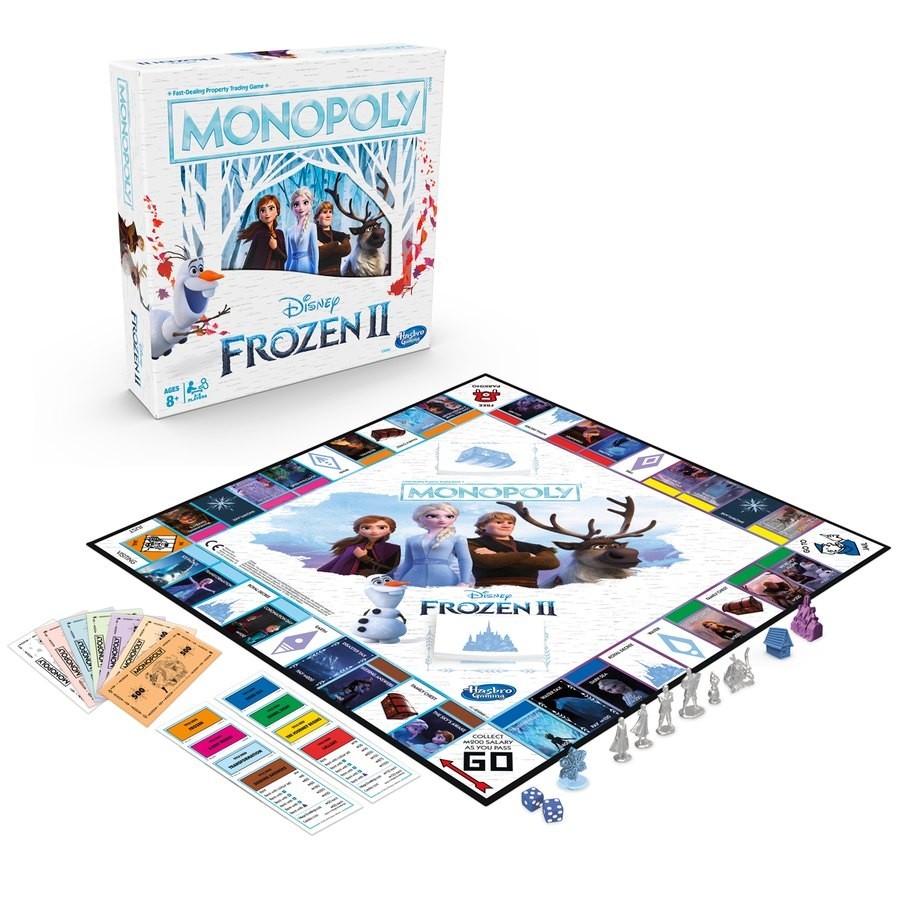 December Cyber Monday Sale - Disney Frozen 2 Monopoly Frozen - Spree-Tastic Savings:£21