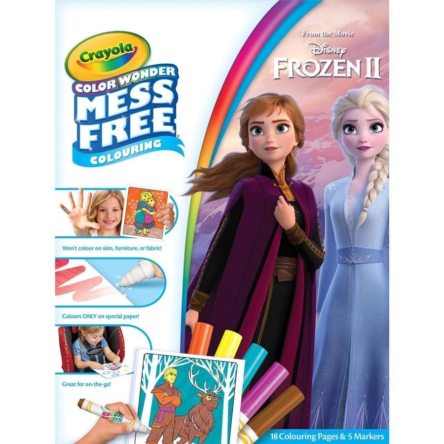Disney Frozen 2 Crayola Different Colors Marvel Mess Free Book