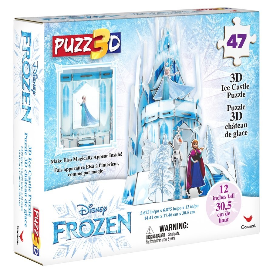 Disney Frozen 3D Ice Fortress Problem 47 Pieces