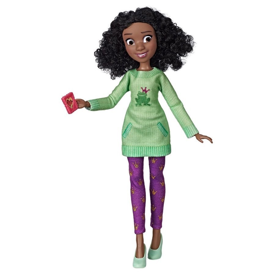Disney Princess Or Queen Comfy Team Figurine - Tiana