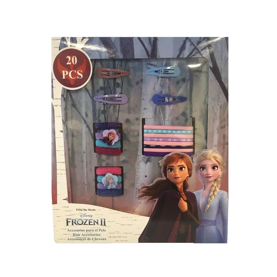 Disney Frozen 2 Hair Add-on Establish - twenty Pack