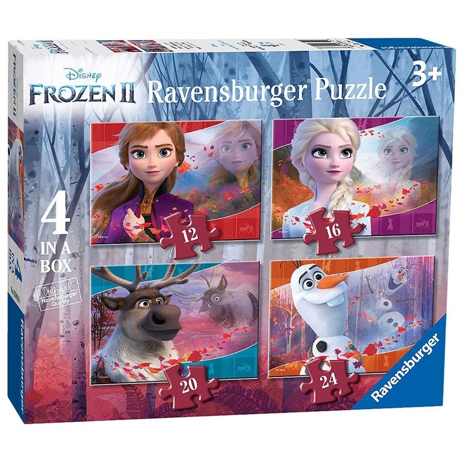 Closeout Sale - Ravensburger Disney Frozen 4 in a Box Problem - Web Warehouse Clearance Carnival:£5