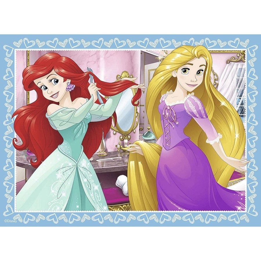 Ravensburger Disney Princess Or Queen 4 In a Box Puzzles