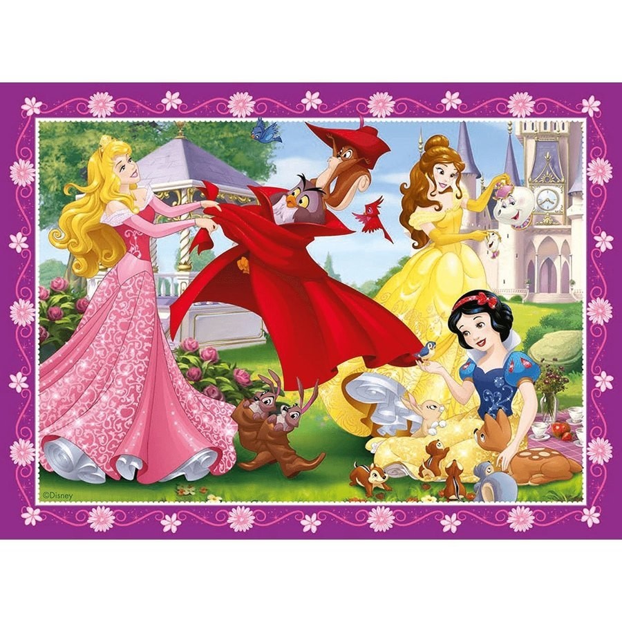 Black Friday Weekend Sale - Ravensburger Disney Princess Or Queen 4 In a Carton Puzzles - Hot Buy Happening:£5