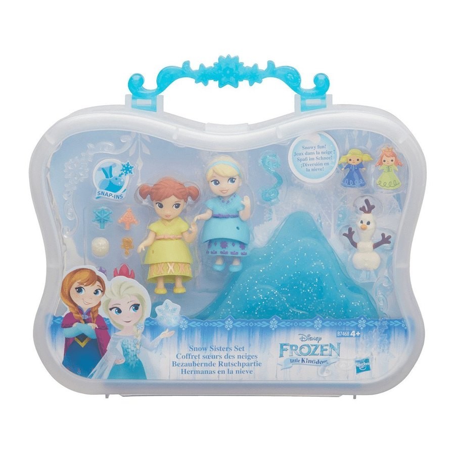 Disney Frozen Minimal Kingdom Snowfall Sisters Playset