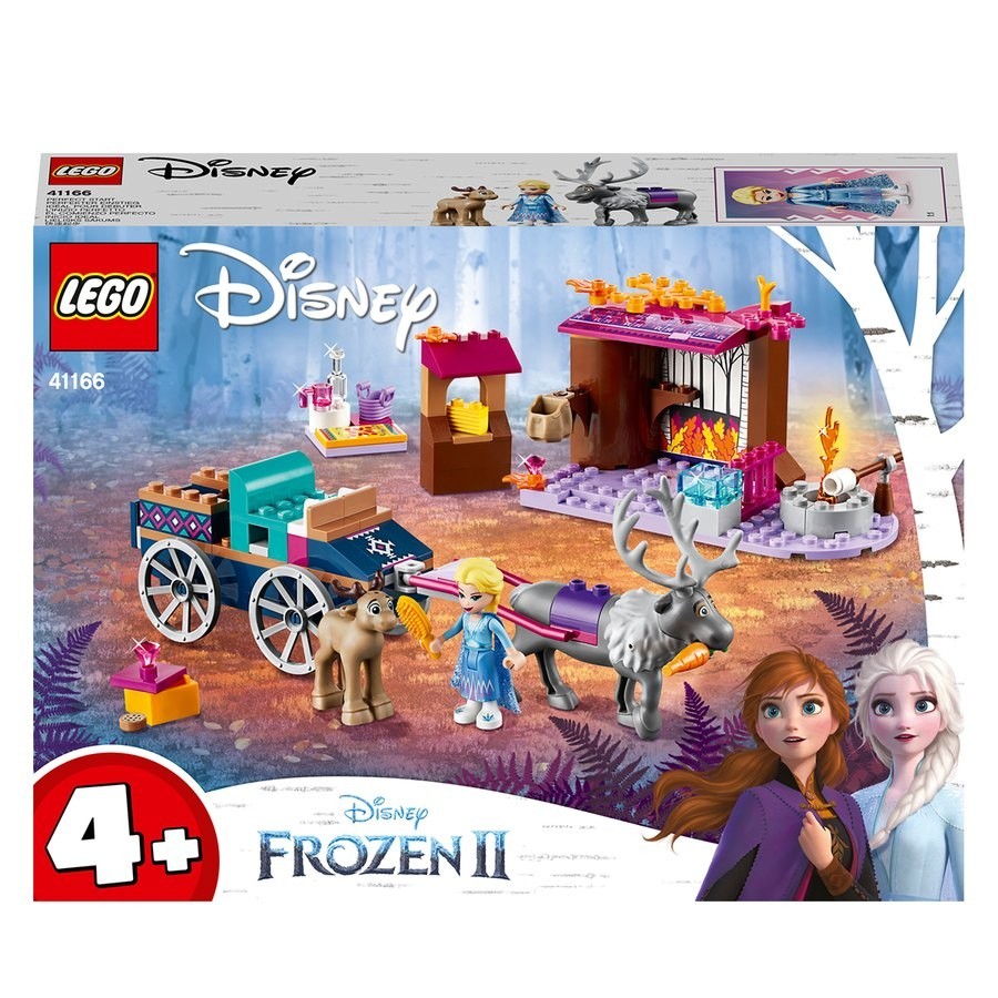 Mother's Day Sale - LEGO Disney Frozen II Elsa's Buck wagon Adventure Plaything - 41166 - Deal:£24[neb9658ca]