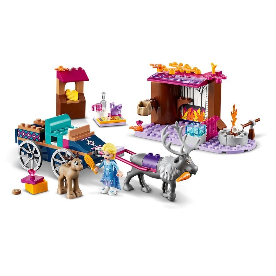 LEGO Disney Frozen II Elsa's Buck wagon Adventure Toy - 41166