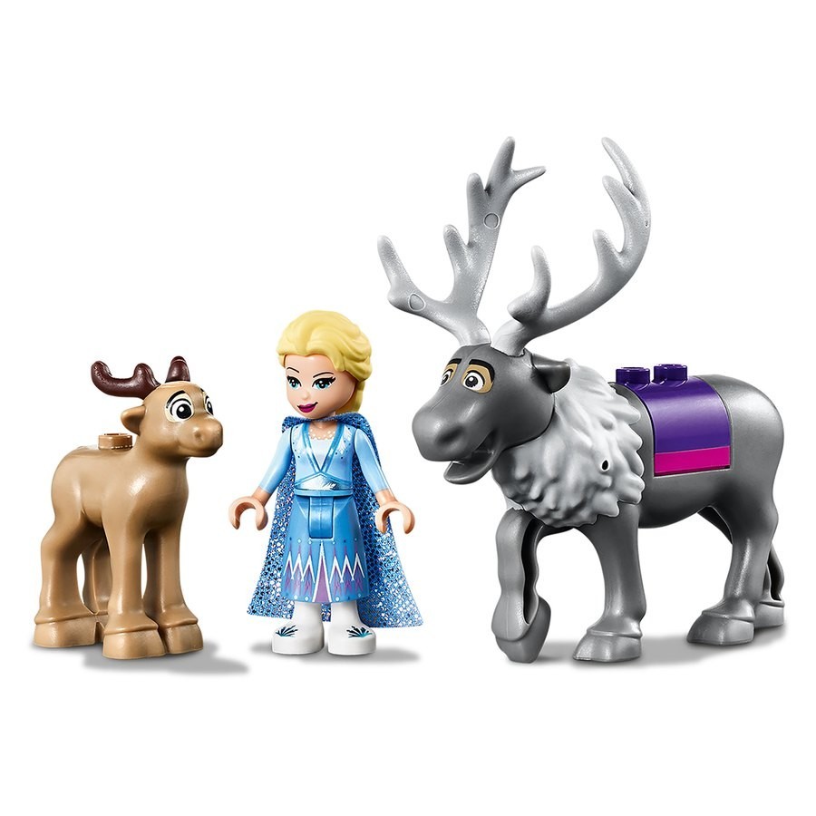 October Halloween Sale - LEGO Disney Frozen II Elsa's Wagon Journey Plaything - 41166 - Closeout:£24