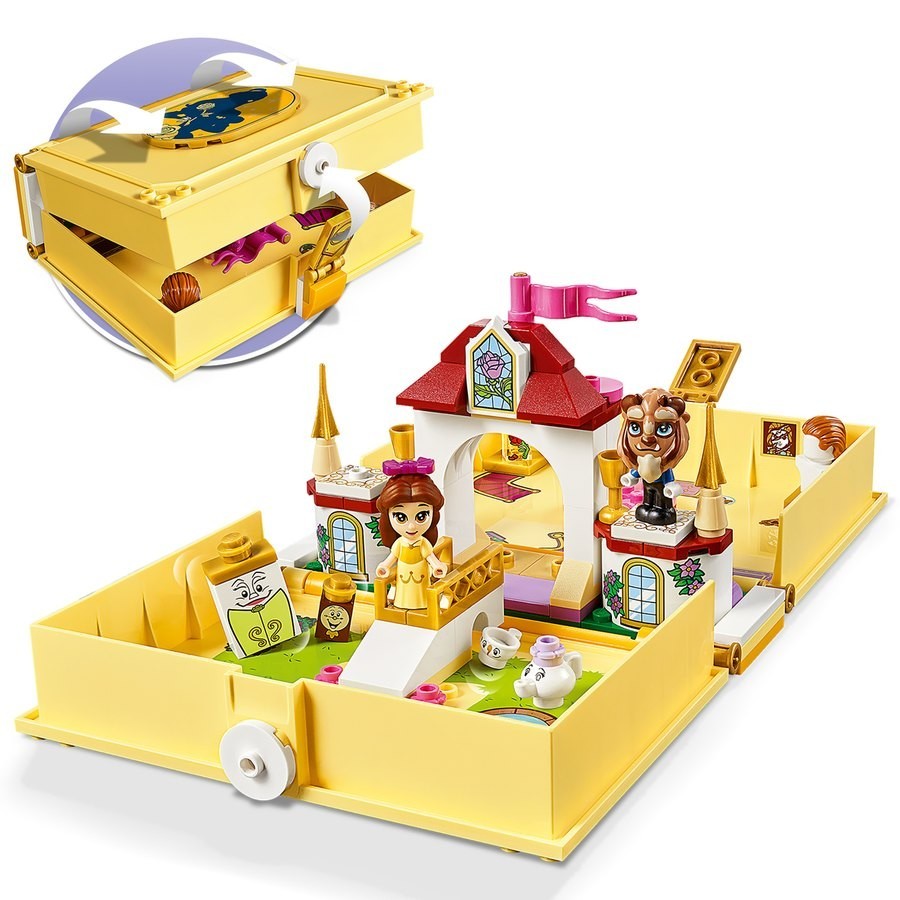 Cyber Monday Sale - LEGO Disney Princess or queen Belle's Storybook Adventures - 43177 - Mid-Season:£19[cob9663li]