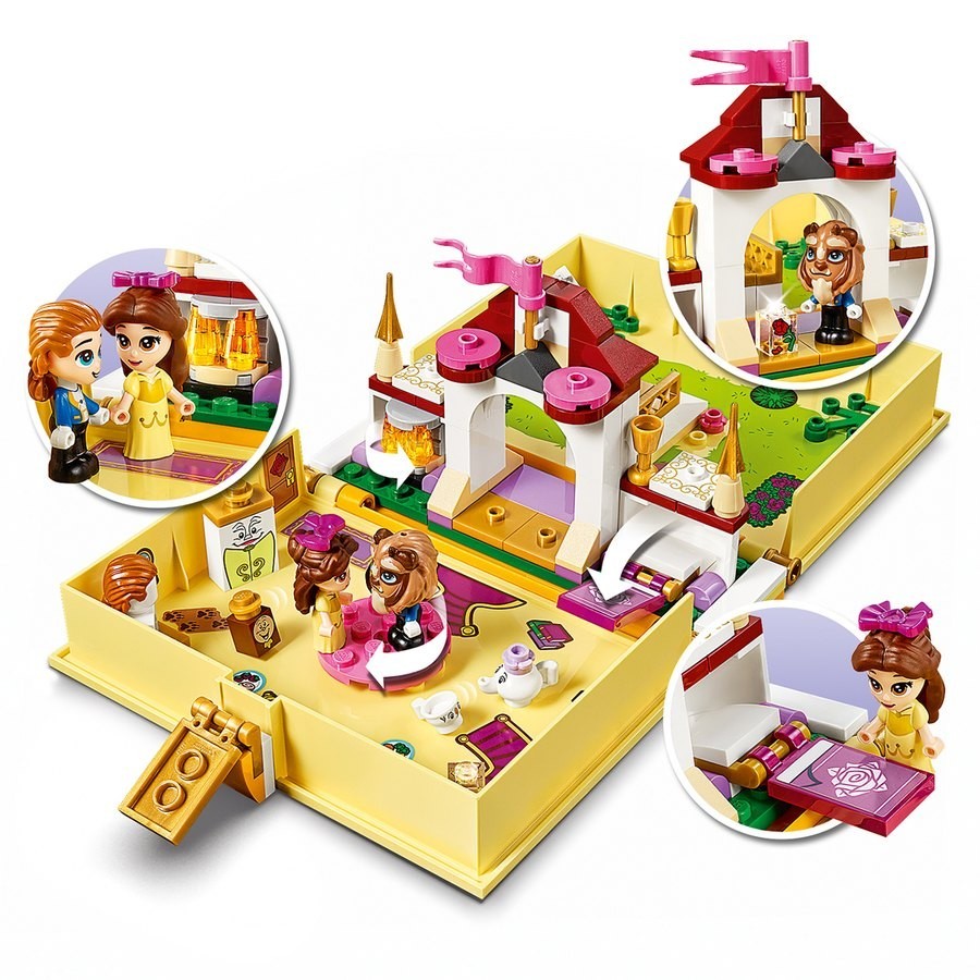 Buy One Get One Free - LEGO Disney Princess or queen Belle's Storybook Adventures - 43177 - Memorial Day Markdown Mardi Gras:£19[lib9663nk]