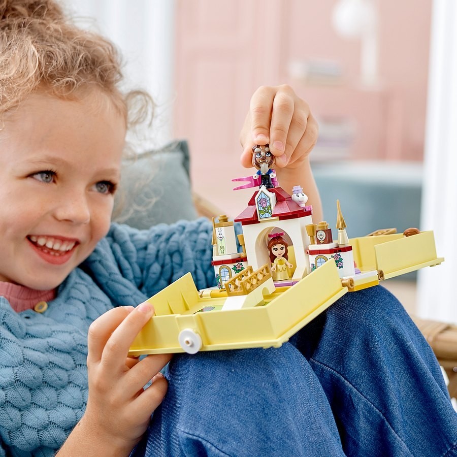 Fall Sale - LEGO Disney Princess Belle's Storybook Adventures - 43177 - Unbelievable Savings Extravaganza:£18