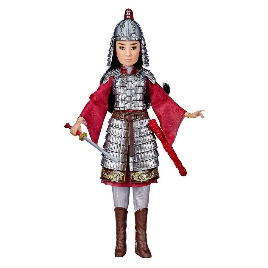 Disney Princess Or Queen Warrior - Mulan Fashion Trend Dolly Set