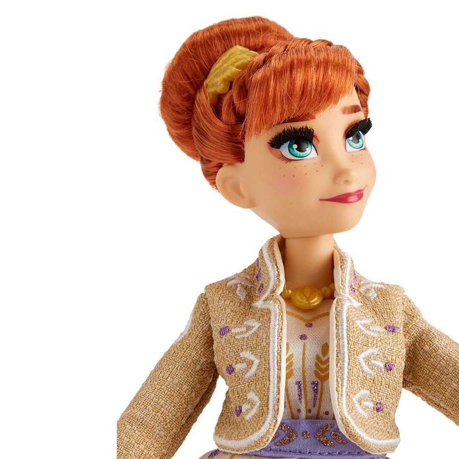 Price Cut - Disney Frozen 2 - Arendelle Anna Style Figurine - Spectacular Savings Shindig:£28[chb9669ar]