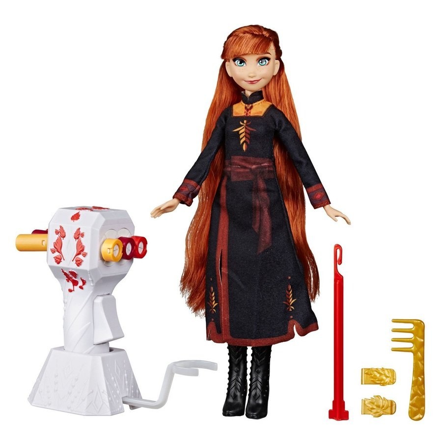 Price Reduction - Disney Frozen 2 - Sis Styles Anna Style Dolly - Web Warehouse Clearance Carnival:£24[sib9672te]