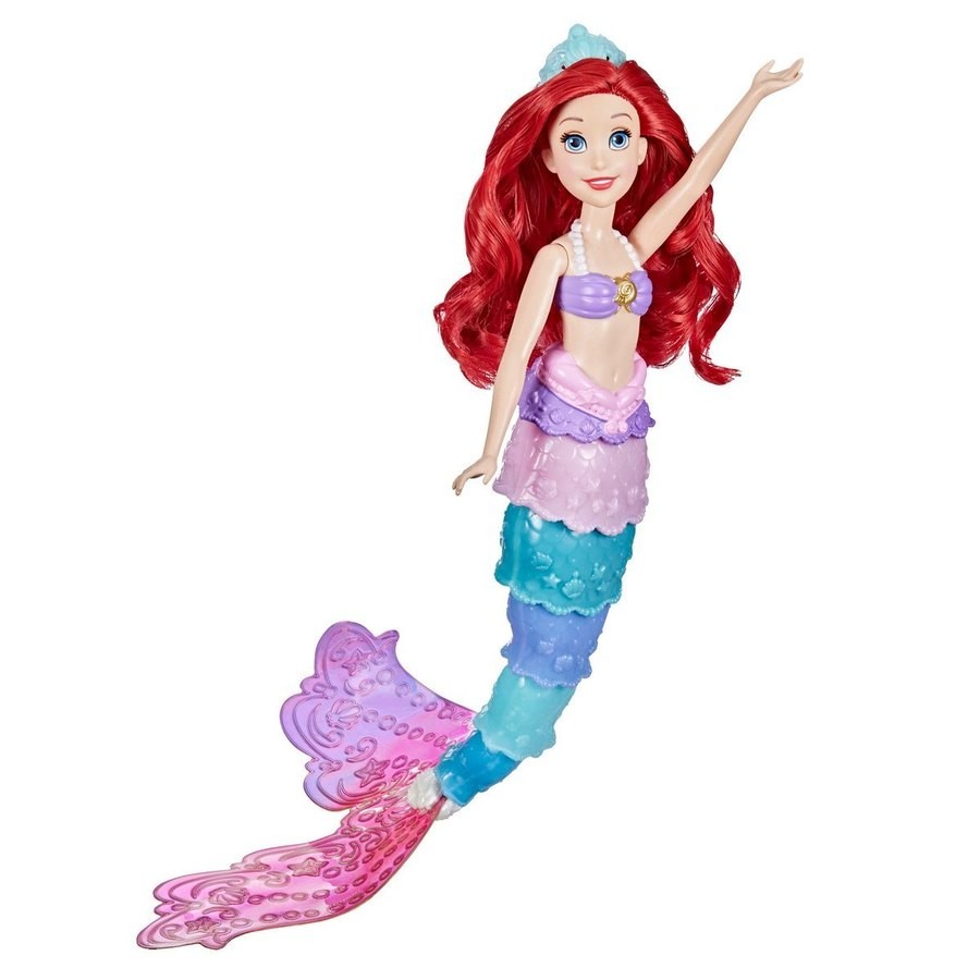 Spring Sale - Disney Princess Doll - Rainbow Reveal Ariel - Get-Together Gathering:£21[lib9673nk]