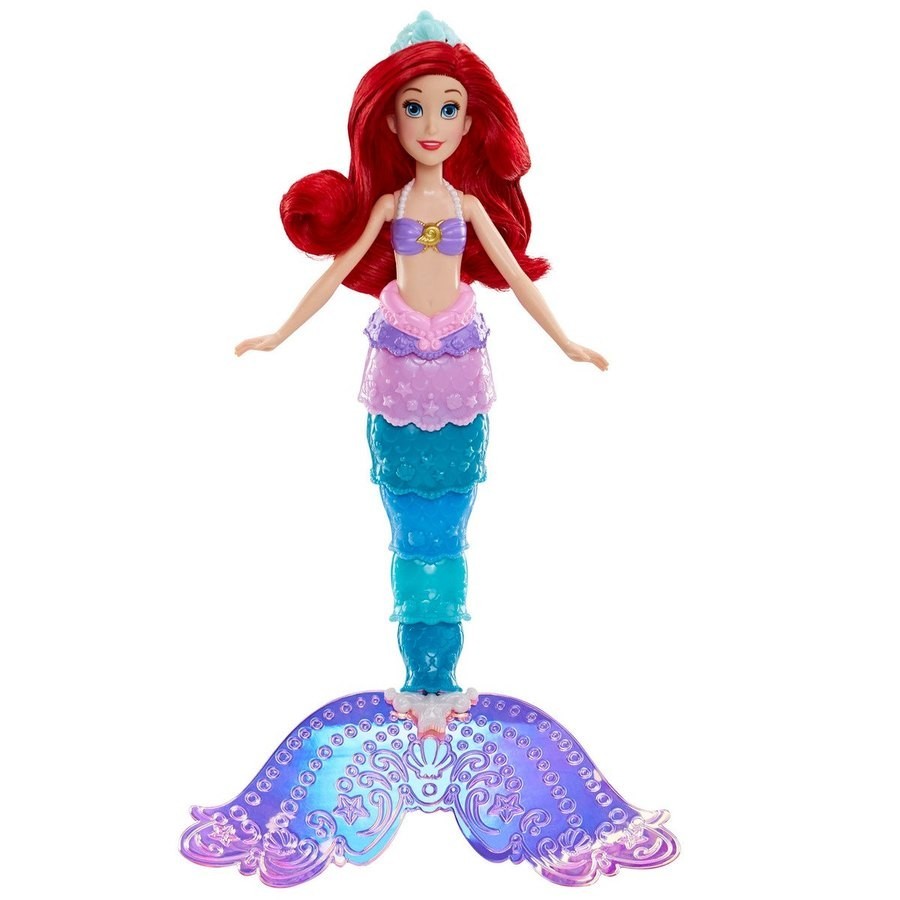 Spring Sale - Disney Princess Doll - Rainbow Reveal Ariel - Get-Together Gathering:£21[lib9673nk]