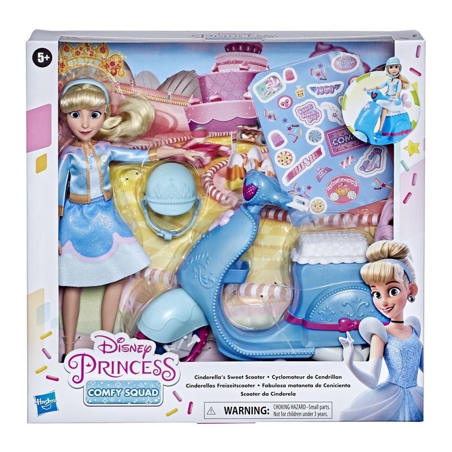 Disney Little Princess Comfy Squad Cinderella's Sweet Mobility scooter