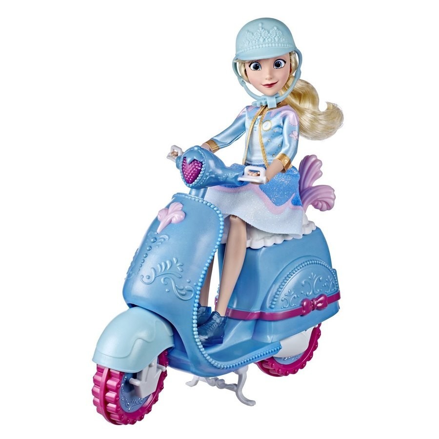 Disney Little Princess Comfy Team Cinderella's Sweet Mobility scooter