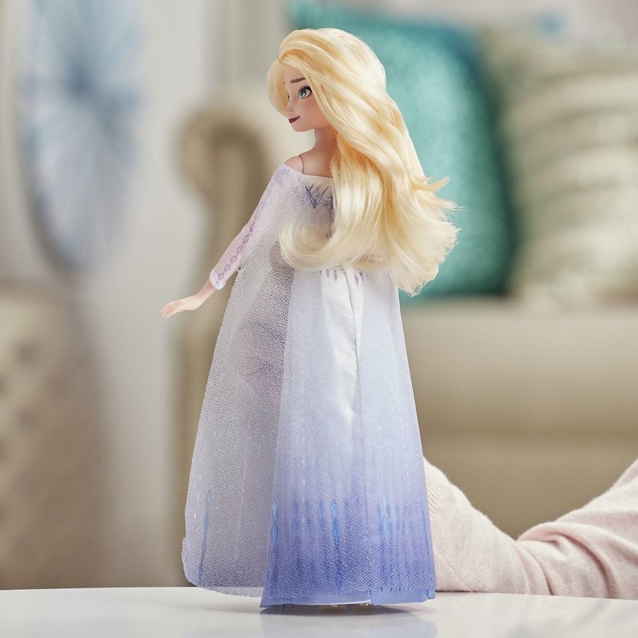 No Returns, No Exchanges - Disney Frozen 2 Music Experience Vocal Singing Figurine - Elsa - One-Day Deal-A-Palooza:£20