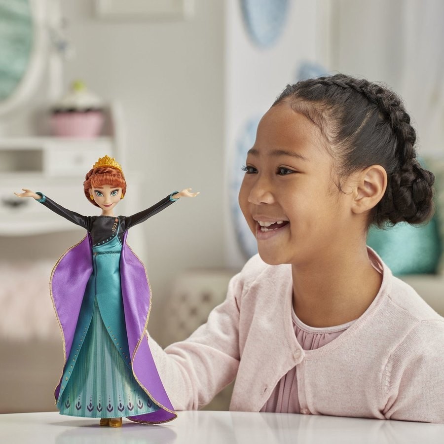 Labor Day Sale - Disney Frozen 2 Music Journey Singing Doll - Anna - Liquidation Luau:£19[chb9677ar]