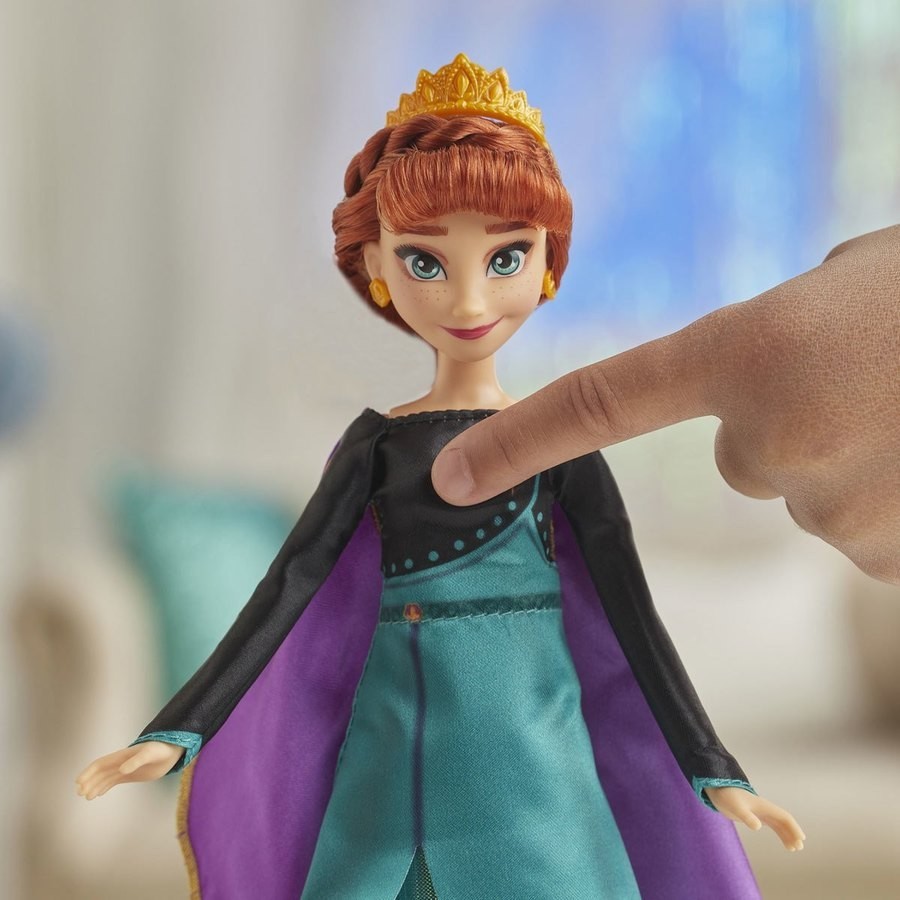 Labor Day Sale - Disney Frozen 2 Music Journey Singing Doll - Anna - Liquidation Luau:£19[chb9677ar]