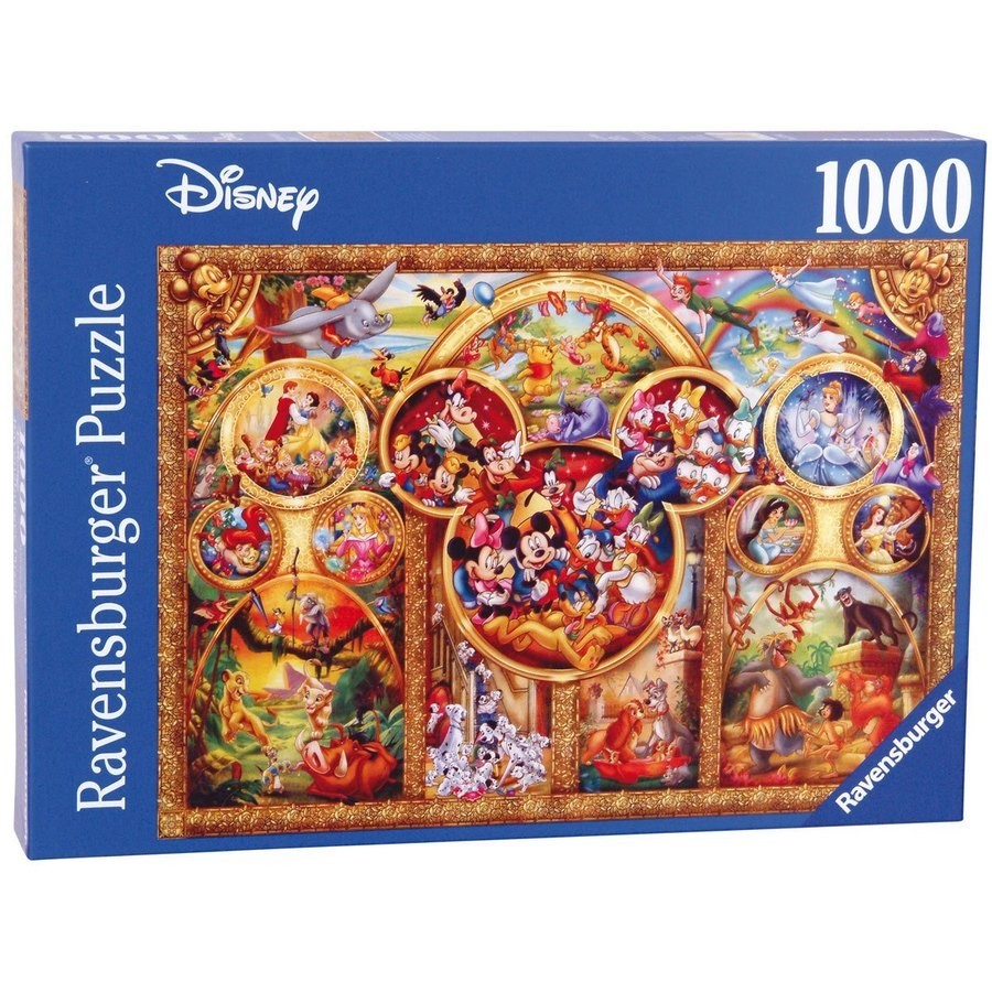September Labor Day Sale - Ravensburger The Very Best Disney Themes Puzzle - 1000pc - Get-Together:£12