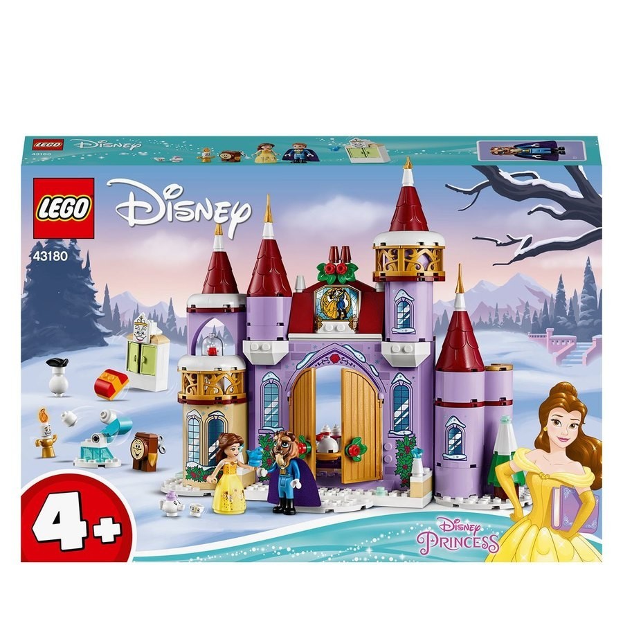 LEGO Disney Princess or queen Belle's Fortress Wintertime Occasion- 43180