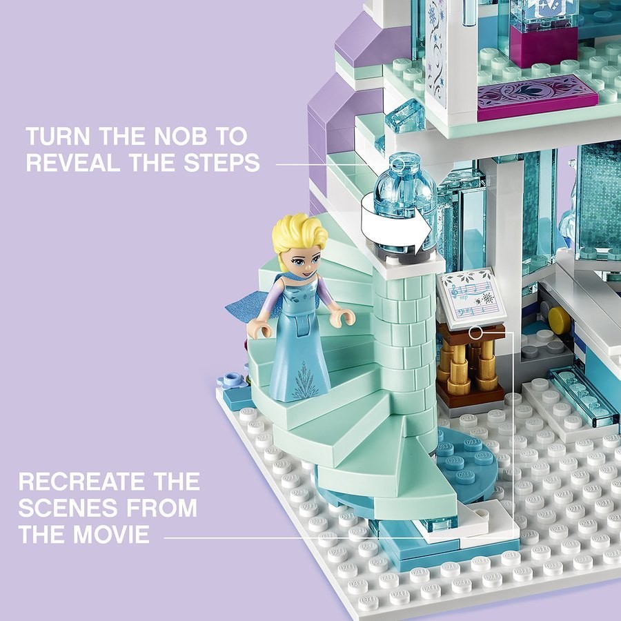 Closeout Sale - LEGO Disney Frozen Elsa's Ice Royal residence - 43172 - X-travaganza Extravagance:£50[chb9687ar]