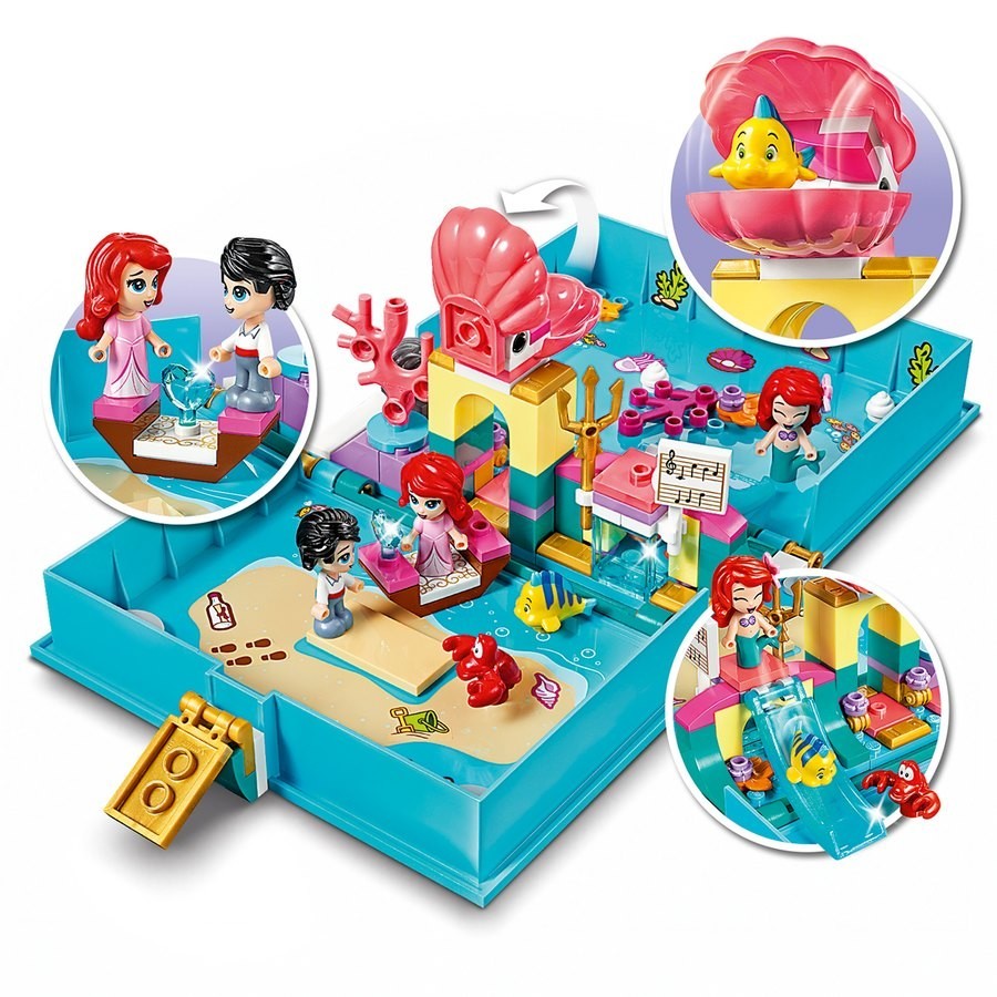 October Halloween Sale - LEGO Disney Princess or queen Ariel's Storybook Adventures - 43176 - Off:£18