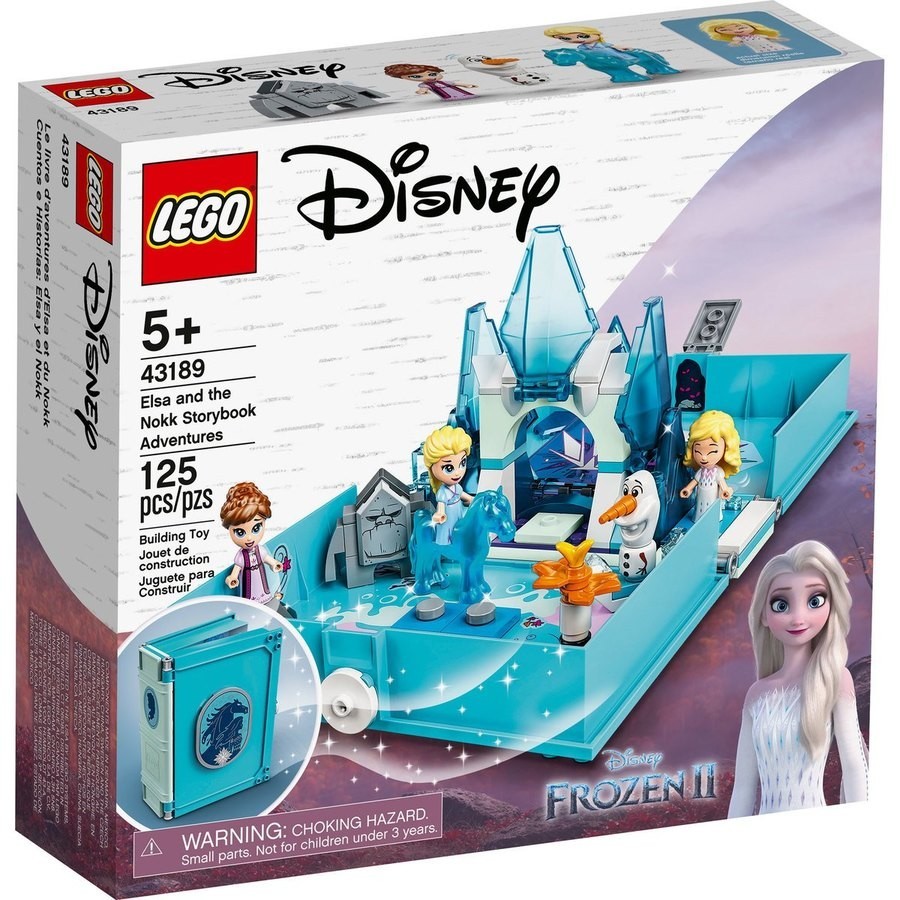 LEGO Disney Princess Or Queen Elsa and also the Nokk Storybook Adventures - 43189