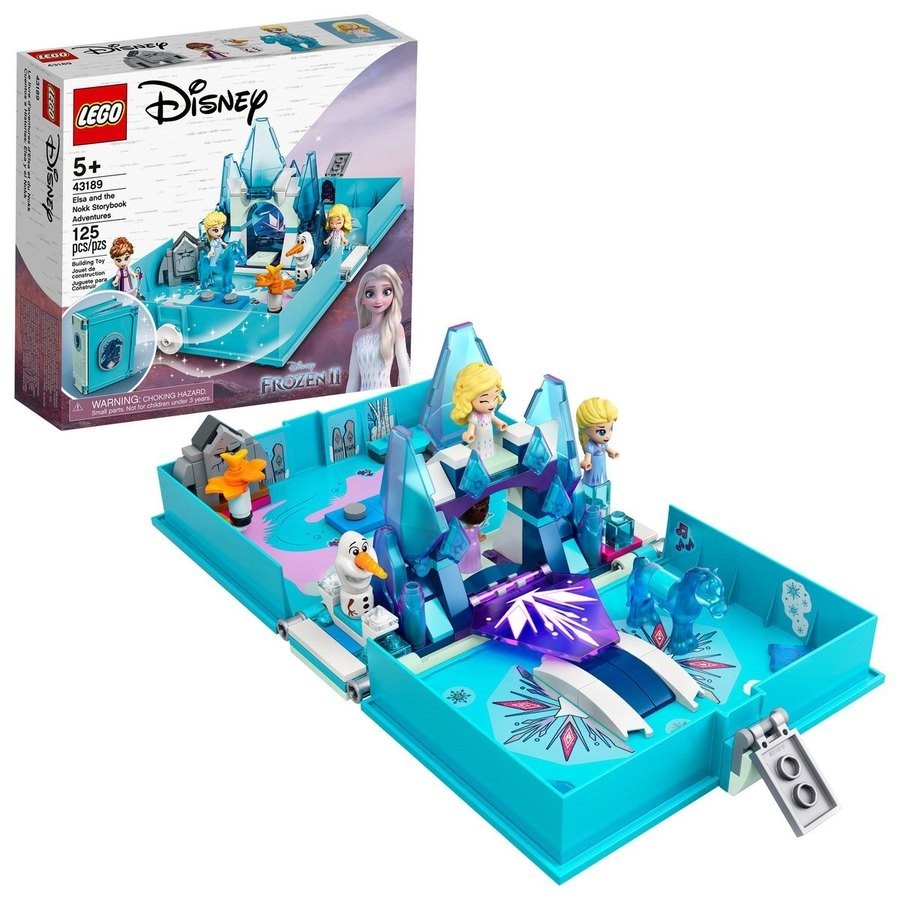 Clearance Sale - LEGO Disney Princess Elsa and the Nokk Storybook Adventures - 43189 - One-Day Deal-A-Palooza:£18