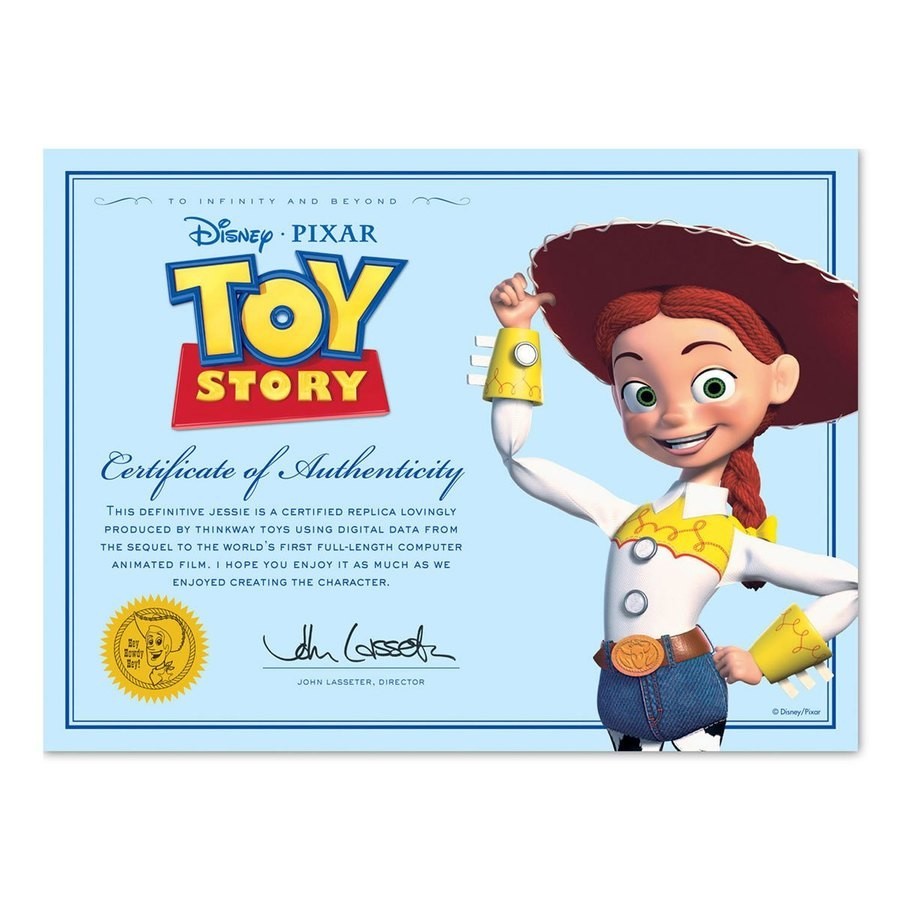 Disney Pixar Toy Account 4 Selection Number - Jessie The Yodelling Cowgirl