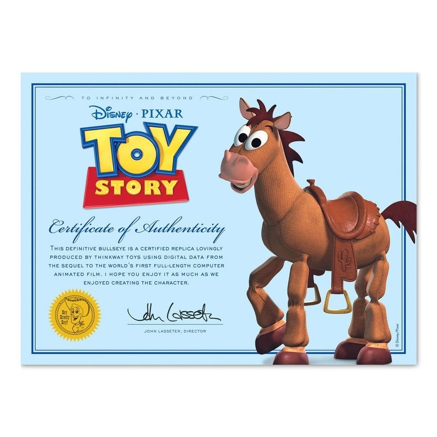 Labor Day Sale - Disney Pixar Plaything Story 4 Selection Body - Woody's Equine Bullseye - One-Day Deal-A-Palooza:£54[neb9705ca]