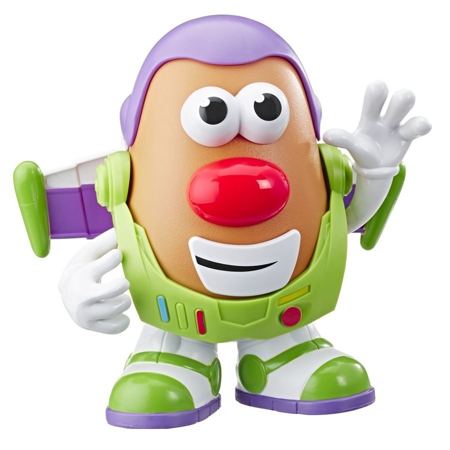 Disney Pixar Plaything Tale 4 Mr White Potato Head Figure - Buzz Lightyear